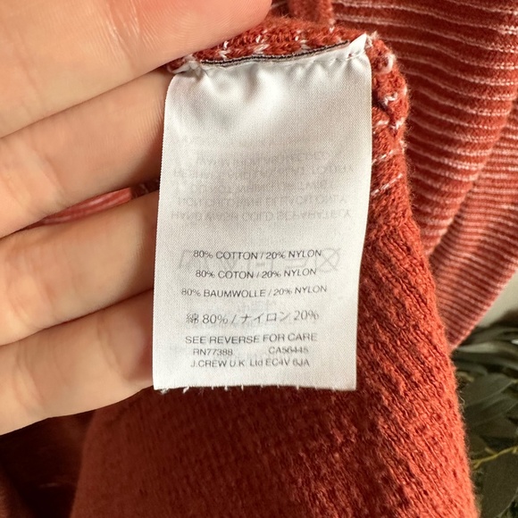 Madewell Summer Ryder Stripe Cardigan in Rusty Torch - Picture 3 of 7